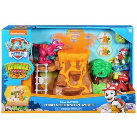 Psi Patrol Dino Rescue Wulkan z Figurkami Marshall
